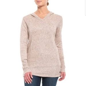 Royal Robbins Cream Merino Wool Highland Hoody XL